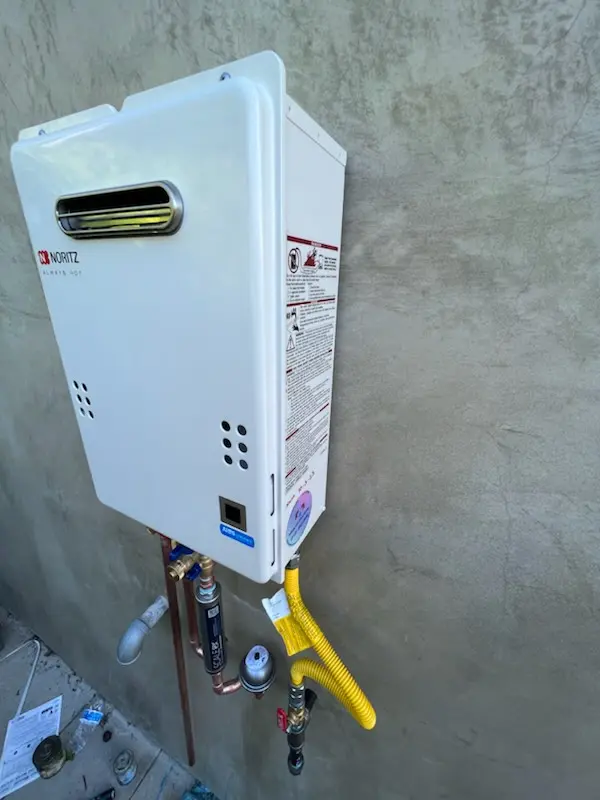 Tankless water heater installation for Fisher's Village - Orchards Area homes